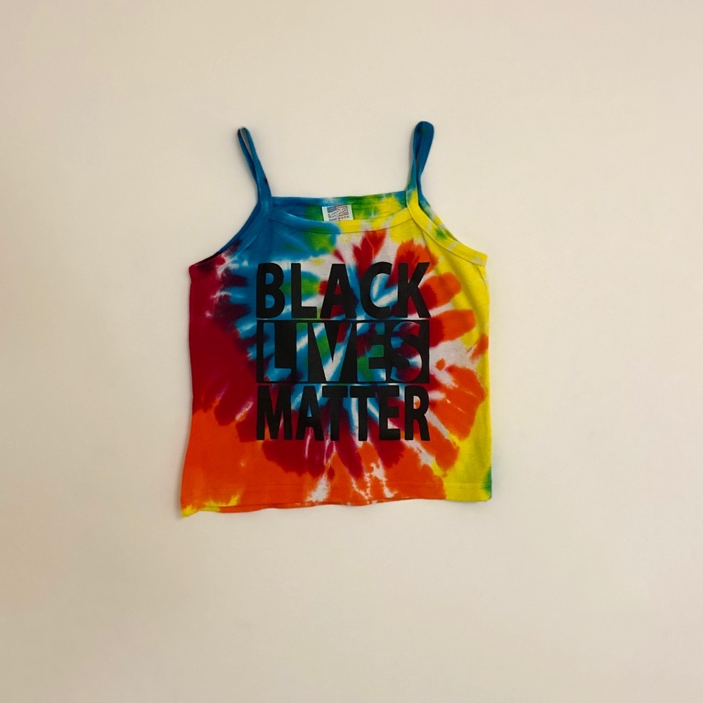 Black Lives Matter Tie-Dye Baby Tee/Crop Top